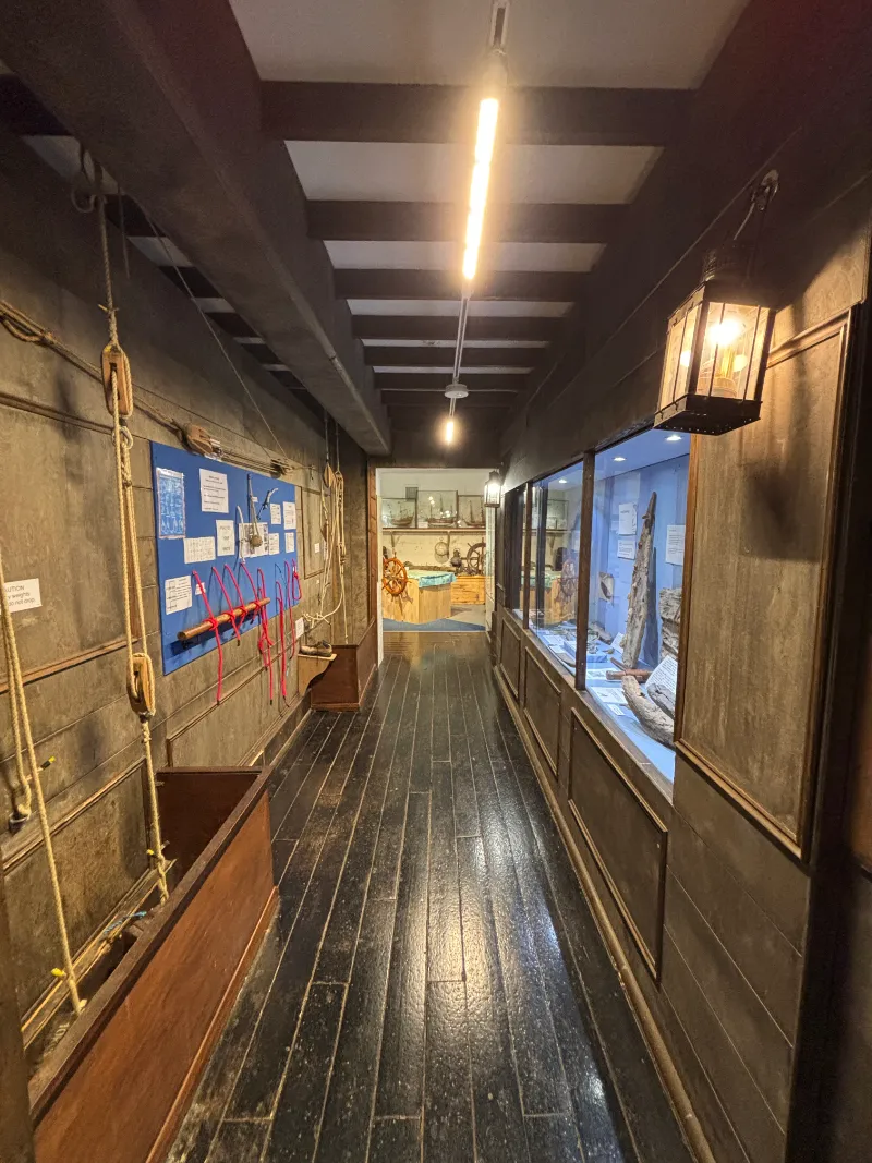 Inside the Shipwreck Museum Hastings