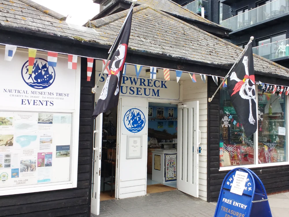 Shipwreck museum Hastings entrance