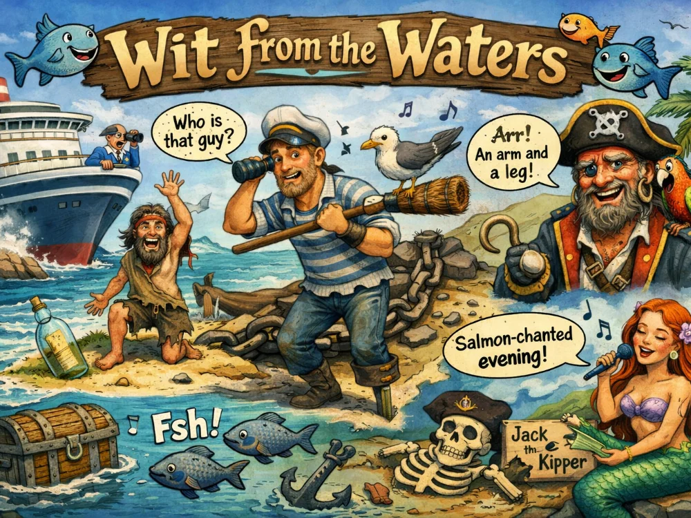 illustration of nautical jokes